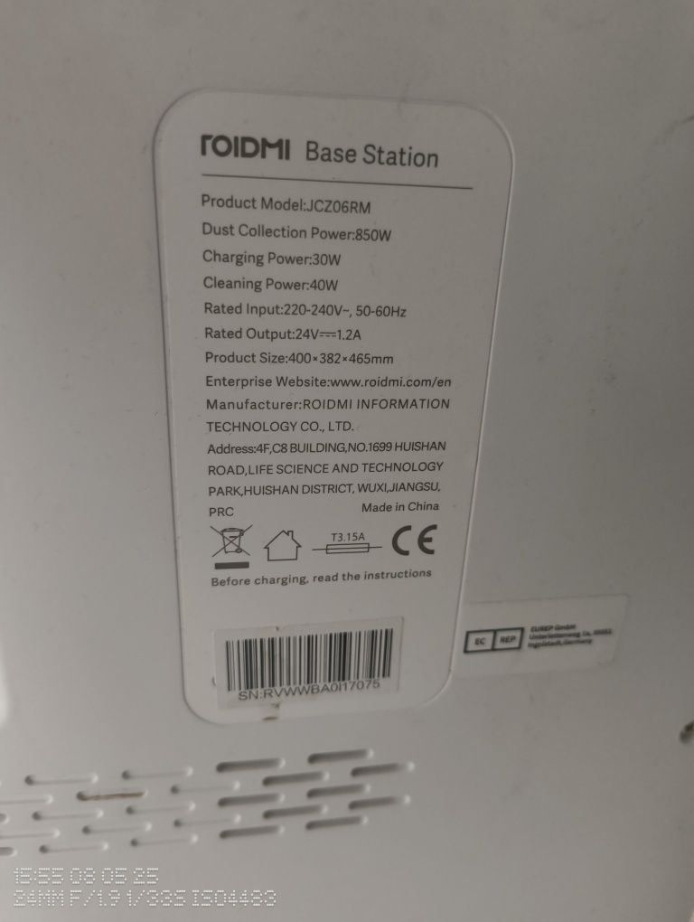 Roidmi eva robot odkurzający i myjący