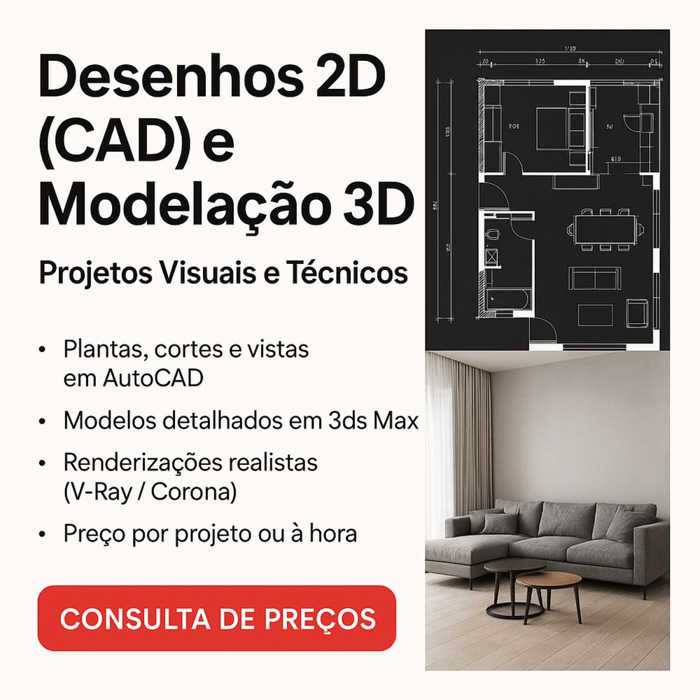 Projetos 2D e 3D personalizados
