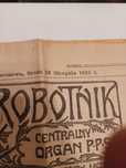 Stara gazeta Robotnik z 1925roku