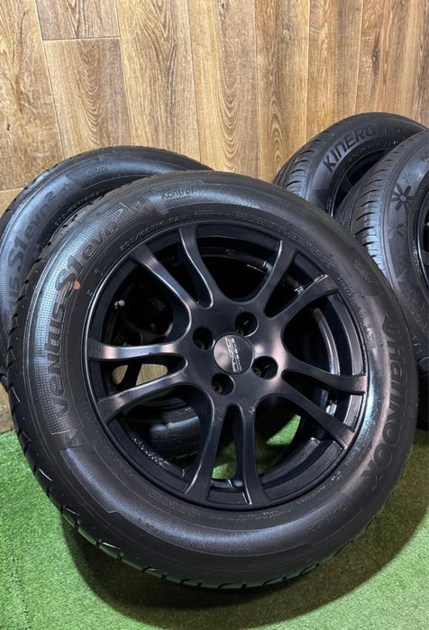 Диски Enzo R16 4x100 6,5J ET40 +шини 205/60R16 VW Mazda Kia Honda Fiat