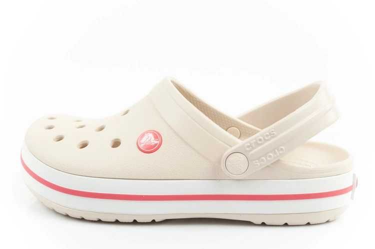 Crocs Crocband sandały chodaki damskie modne wygodne beżowe r. 36-39