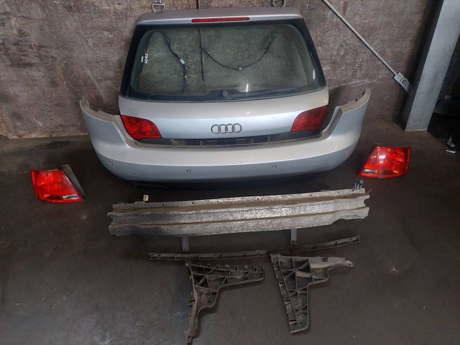 KOMPLETNY TYŁ KLAPA BAGAŻNIKA ZDERZAK LAMPY AUDI A4 B7 LY7W 8E0919283E