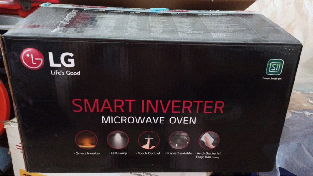 Новая микроволновка LG-MN6336GISW NeoShef Smart Inverter