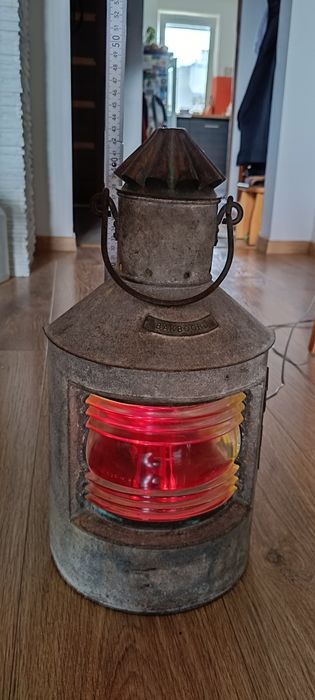 Lampa naftowa okrętowa retro II wojna Holandia Amsterdam