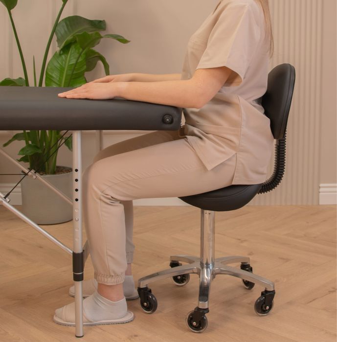 Taboret / krzesło kosmetyczne siodło