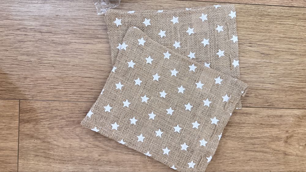 Woreczki swiateczne z Juty 100%