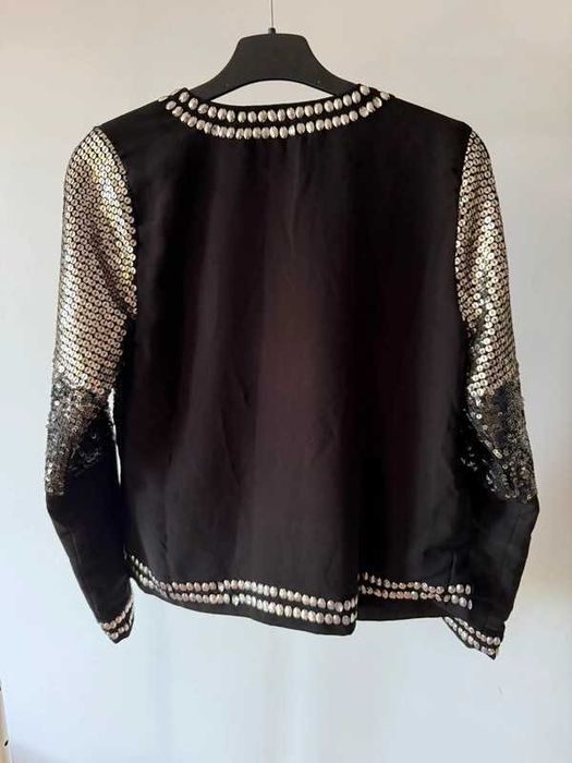 Marynarka cekinowa Gina Tricot 34 – sceniczna, błyszcząca