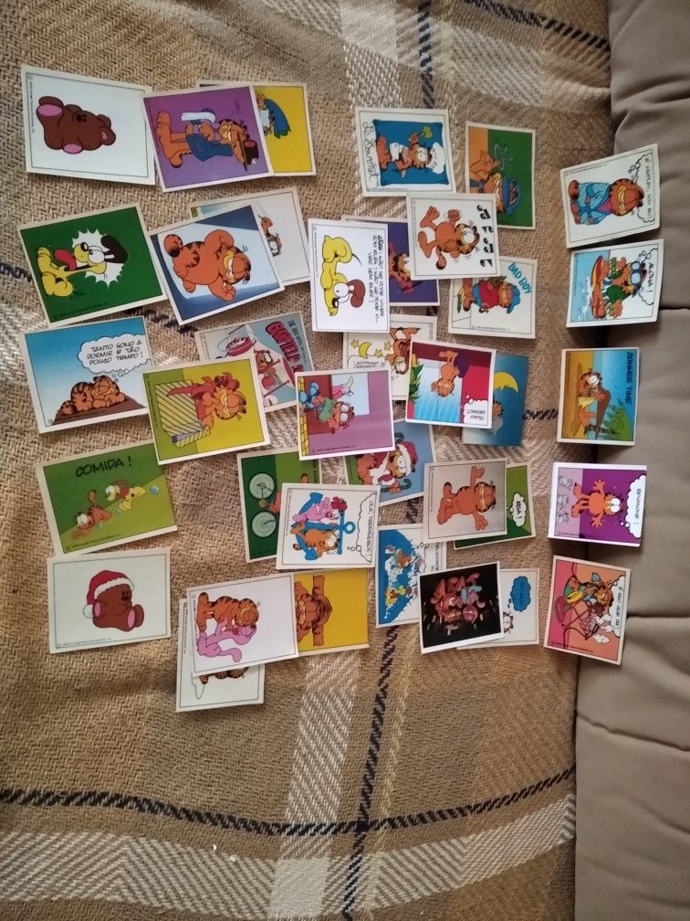 Cromos coleção Garfield