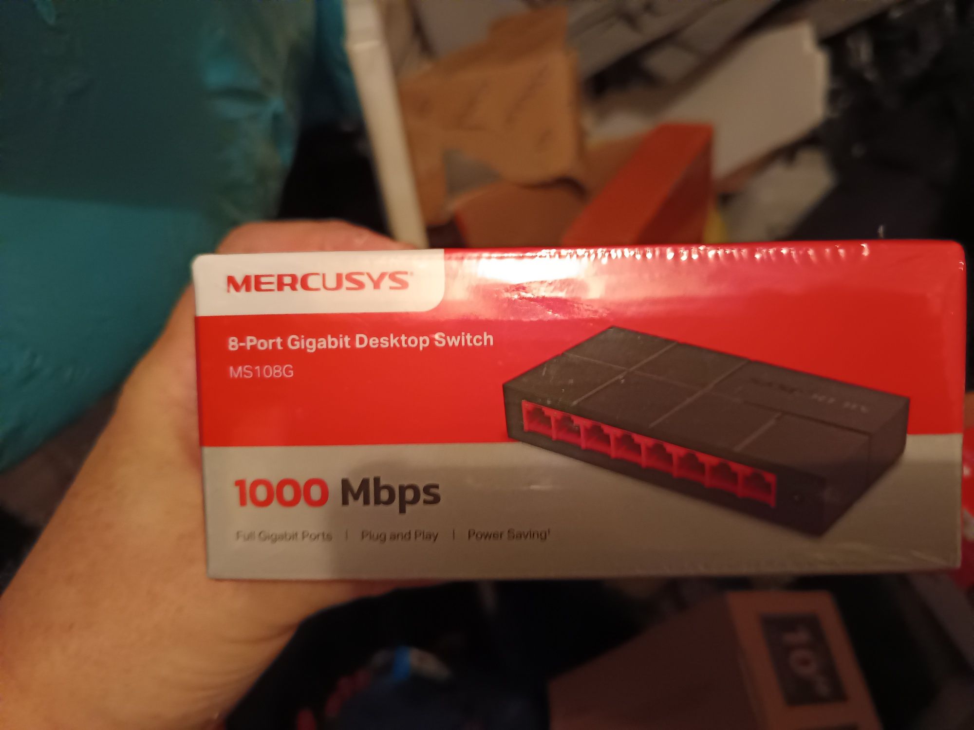 Mercusys 8 port switch okazja tanio