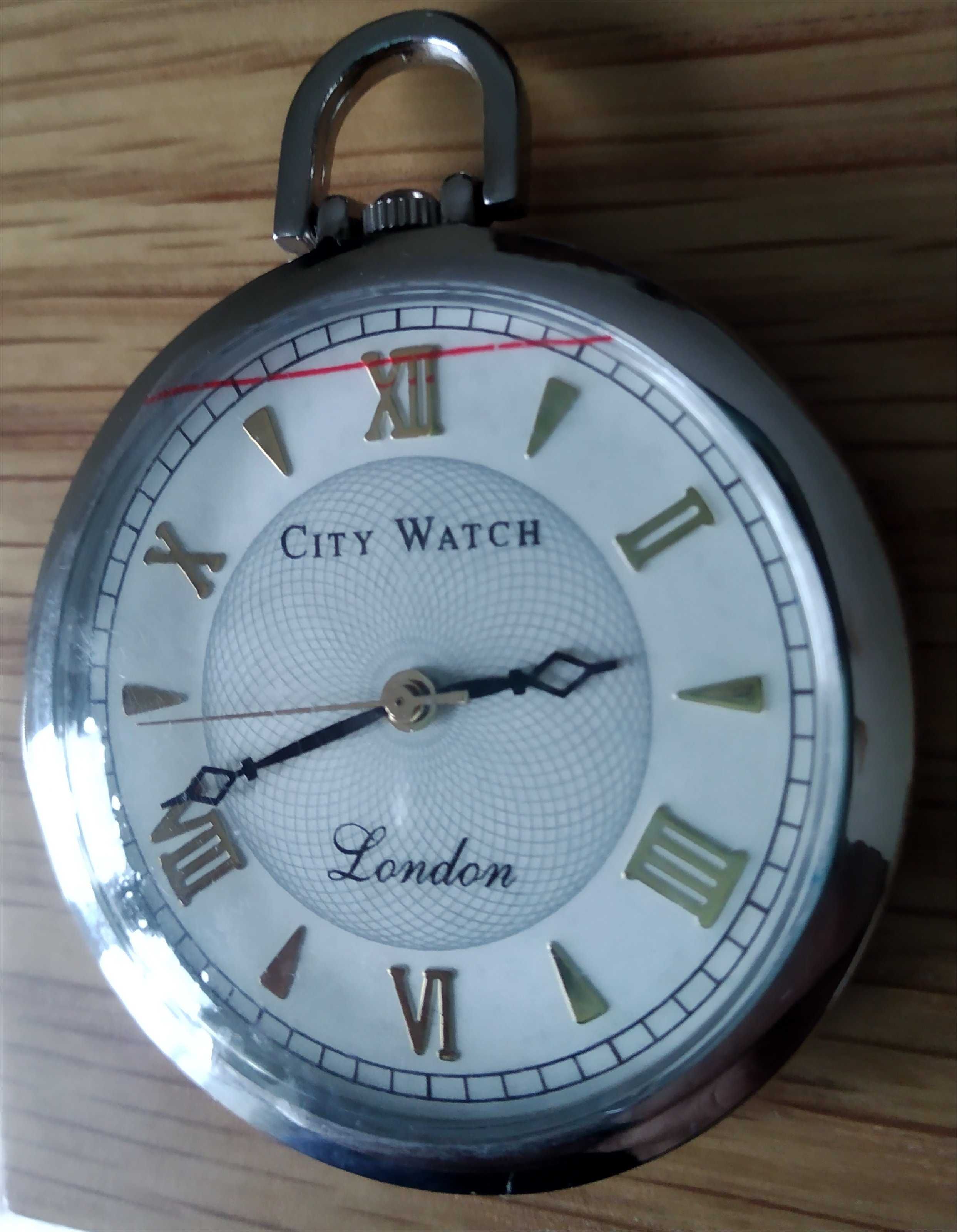 City Watch - London - Relógio de bolso (Movimento Miyota)