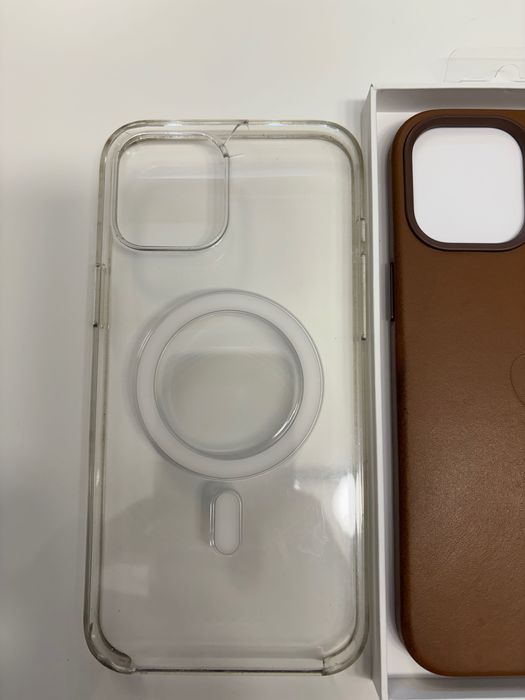 iPhone 12 Pro Max Leather Case MagSafe skórzane etui Oryginalne.