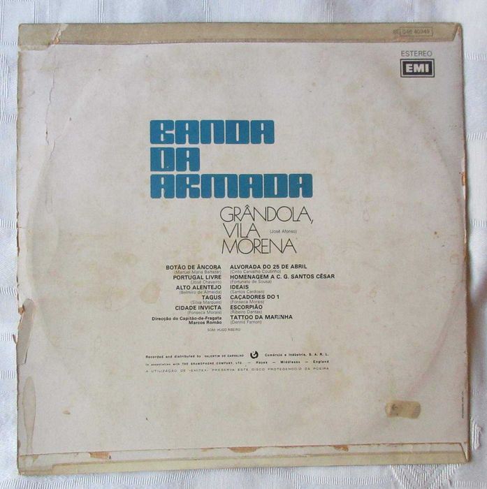 BANDA DA ARMADA - Grândola, Vila Morena (LP)