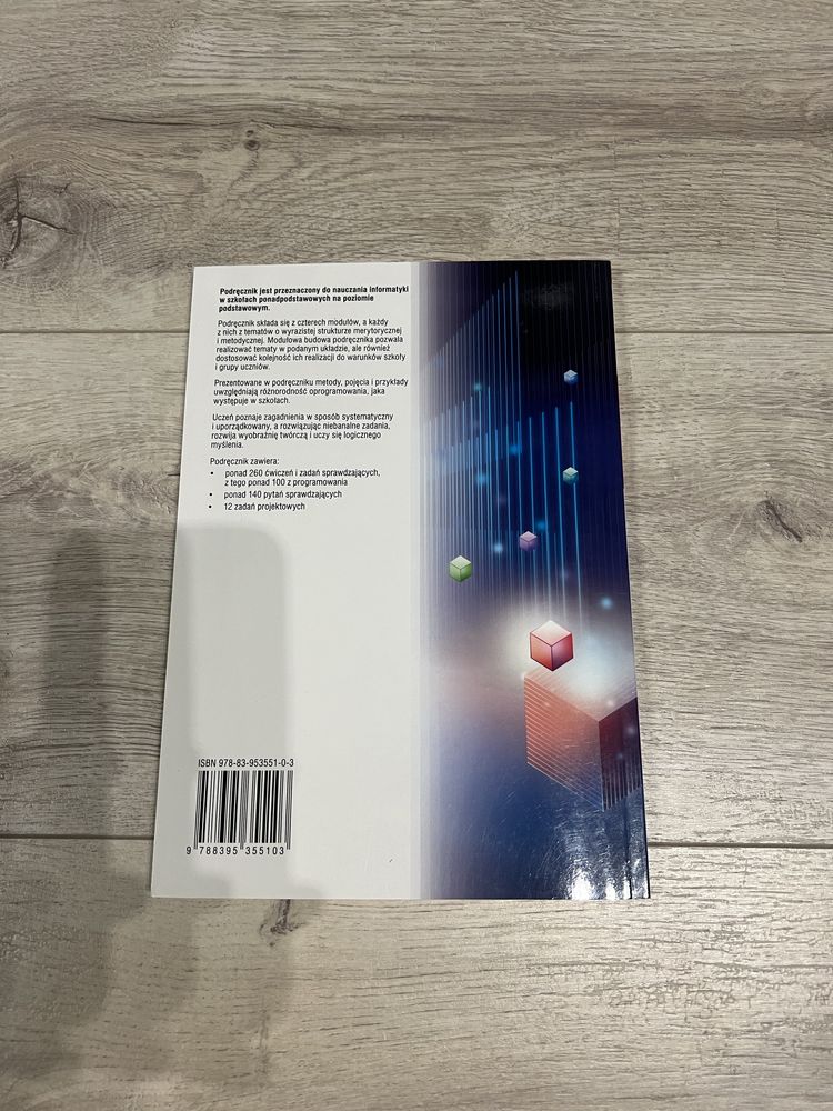 Książka do Informatyki do klasy 1 liceum/technikum