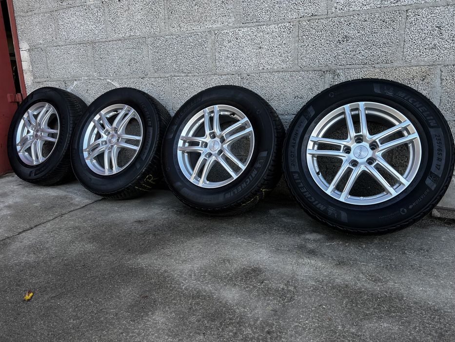 Koła Zimowe R17 5x112 Mercedes GLC ML Audi Q5 Kodiaq opony 235/65/17