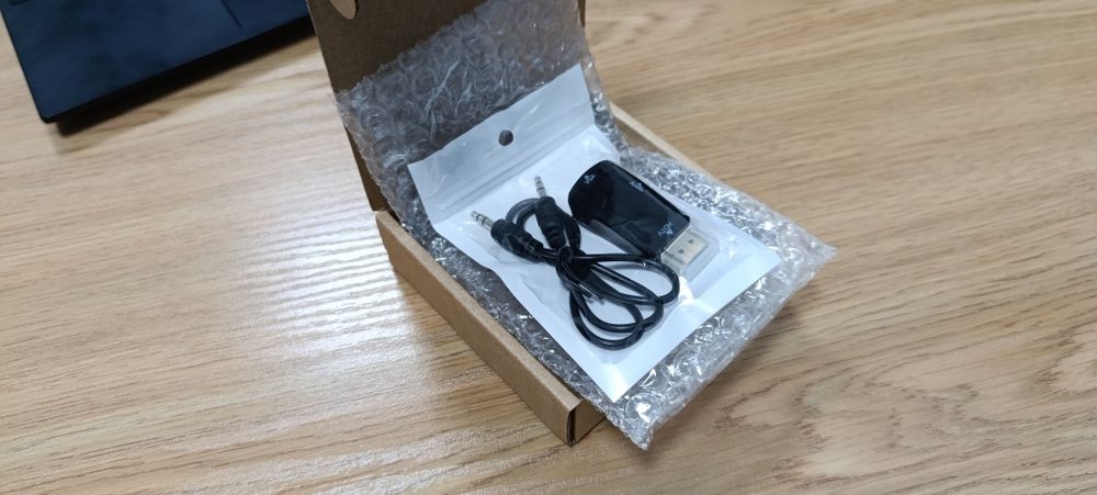 HDMI to VGA адаптер - переходник с аудиовыходом 3,5 мм