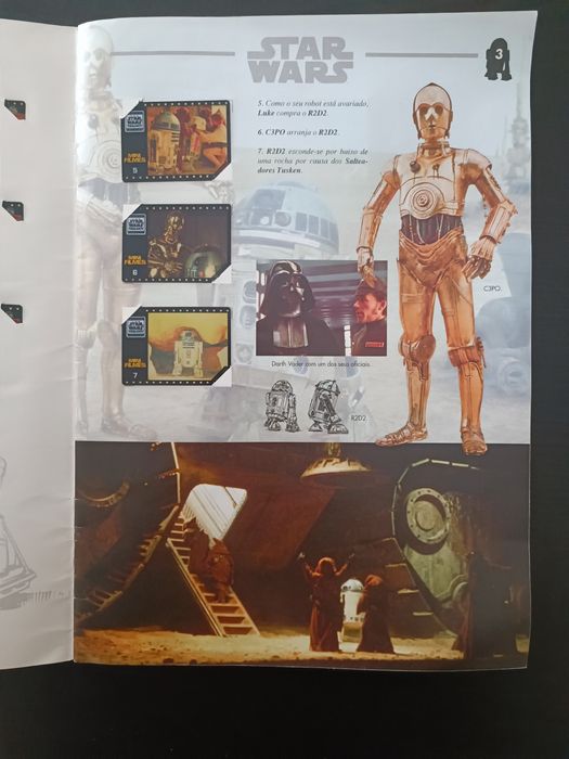 Caderneta star wars matutano 50/50