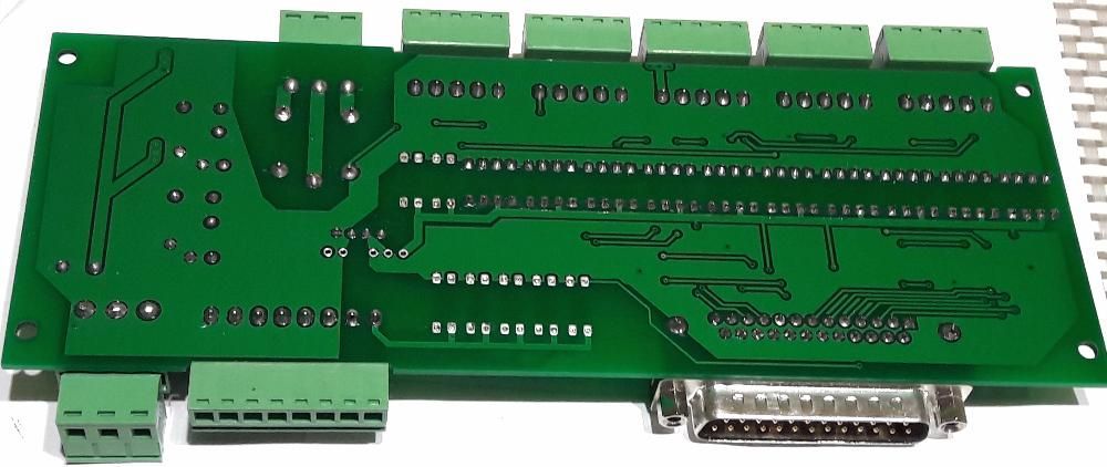 Интерфейсная плата ЧПУ(CNC) с опторазвязкой порта LPT на 5 осей