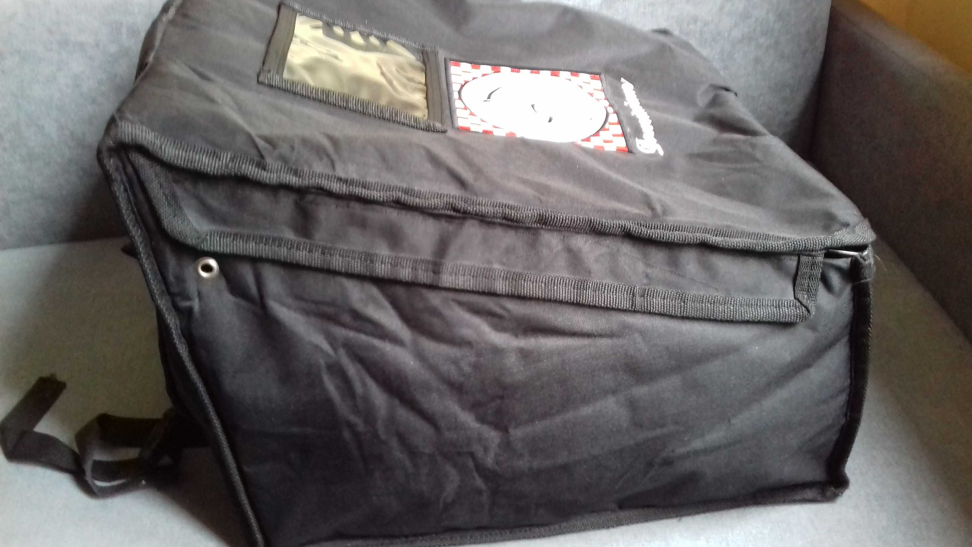 Torba Pauch Plecak do Pizzy 50x50x40x25 czarny Duży