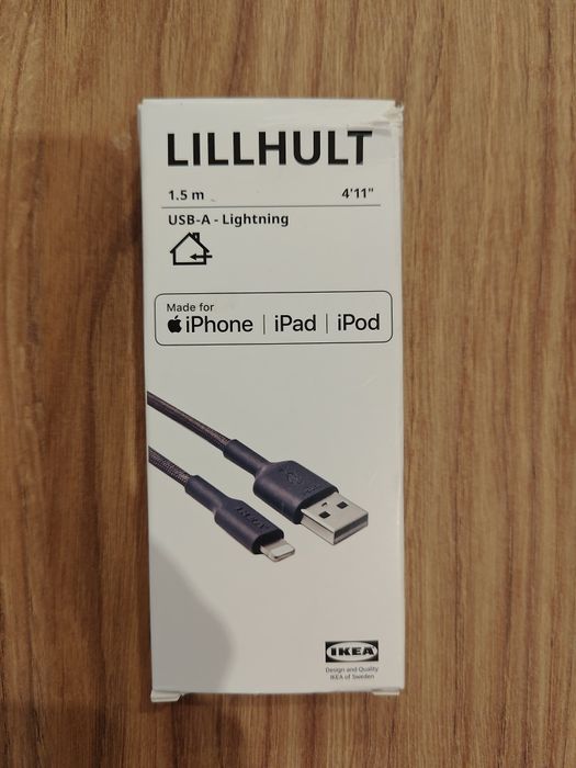 Cabo Lillhult USB-A - lightning 1,5m