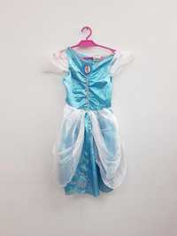 Sukienka przebranie Kopciuszek księżniczka R 98-104 cm. A1075