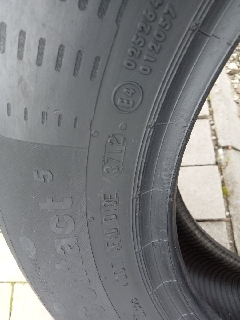 2x Opony Używane Letnie 185/65R15 Continental