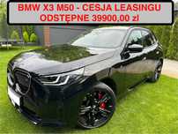 BMW X3 M x3 M50-398KM-2025-rok-Cesja-Leasingu-Gwarancja-5-lat-ceramika-FV23%