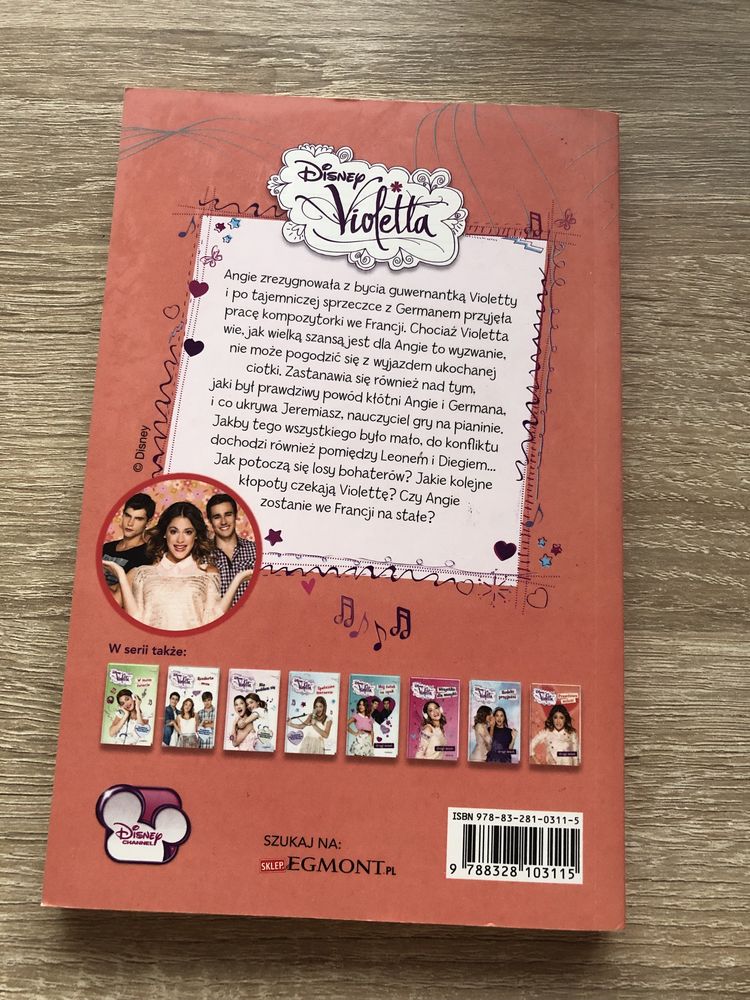 Książka dla dzieci Violetta Prawdziwa miłość Disney Channel
