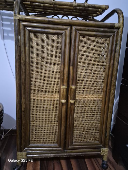 Zestaw z ratanu do przedpokoju