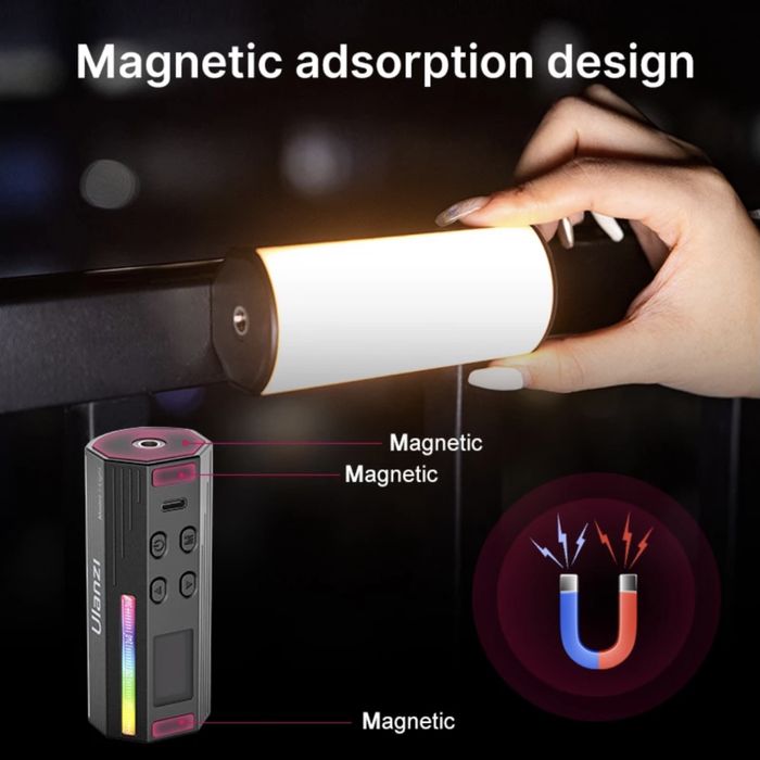 Лампа Ulanzi Mini RGB відеосвітло Stick акумулятор 2000mAh