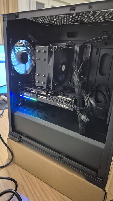 Nowy PC. Ryzen 7500F, 32GB DDR5, 1TB SSD, Radeon 9060XT 16GB. Win 11