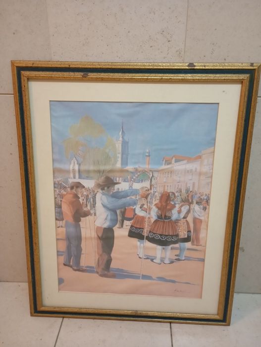 Pintor Mário Emílio Viana do Castelo,cópia do cartaz das