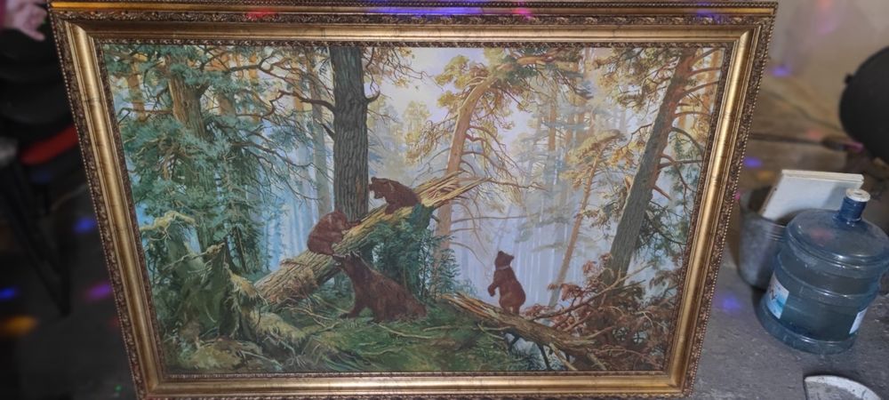 Картина Шишкина, ранок в сосновому лісі.