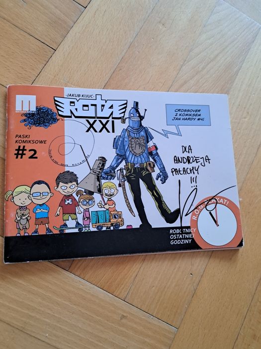 Komiks Jakub Kijuc Rota + ksiazka GRATIS
