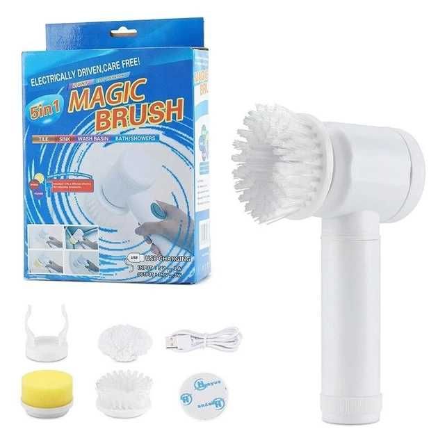 Електрична щітка для миття посуду ванної раковини Magic Brush