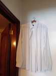 Camisa Clássica,  branca punho 2 + 1 botões Nº 45 -  100% Algodão