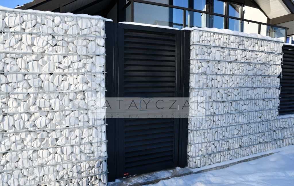 Gabion PREMIUM Gabionowe Ogrodzenie Przęsło Mur Kosze Panel 1,20m