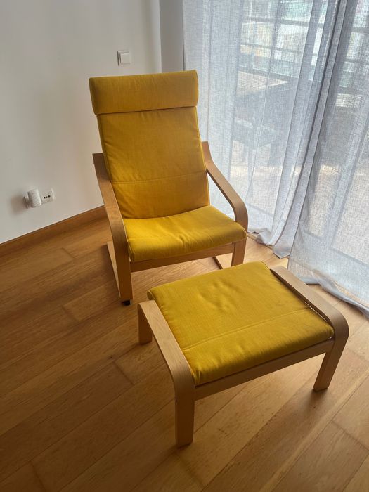 poltrona e repousa pés Ikea
