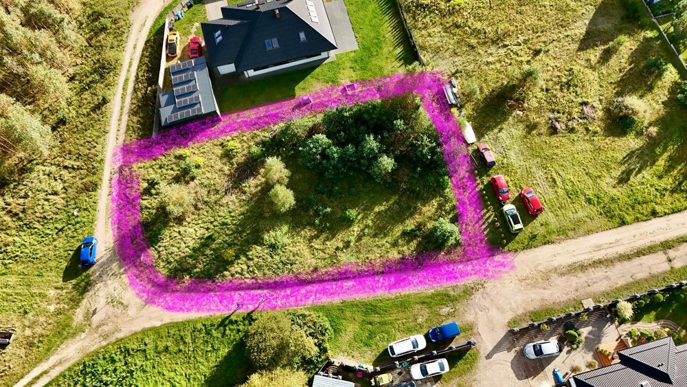 Działka budowlana Szemud 1136 m -malownicza okolica