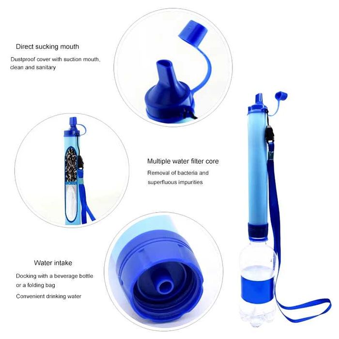 ••• ПОХОДНЫЙ Портативный Фильтр Для Воды Компактный (LifeStraw Sawyer)