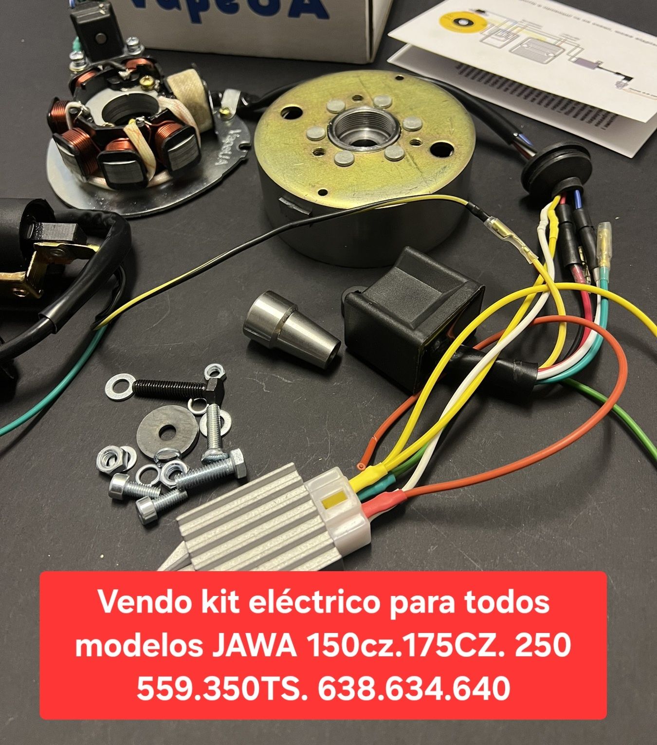 VENDO KIT ELÉCTRICO JAWA 175 250