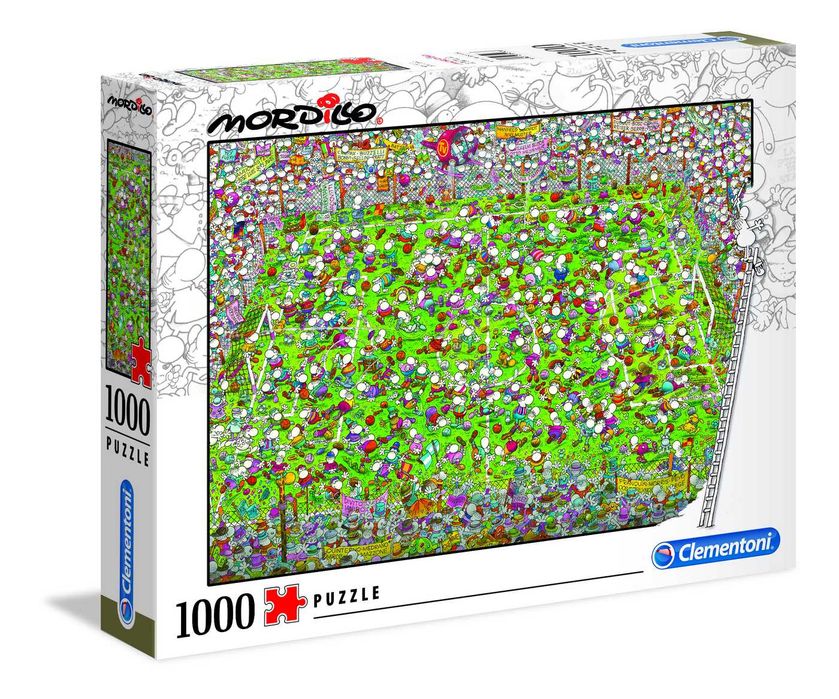 CLEMENTONI 39537 puzzle 1000 elementów MORDILLO THE MATCH