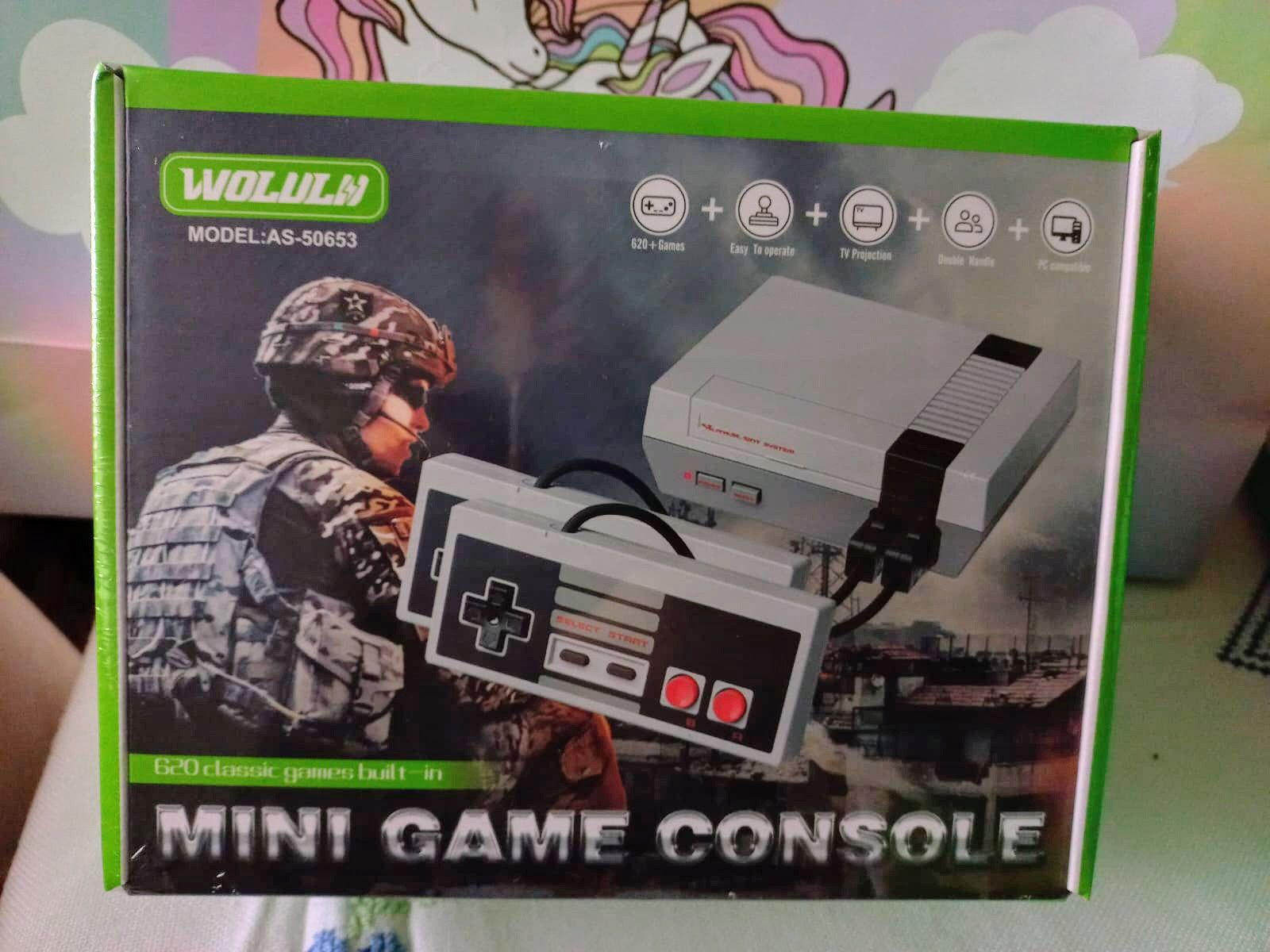 Consola mini nes 620 jogos em 1