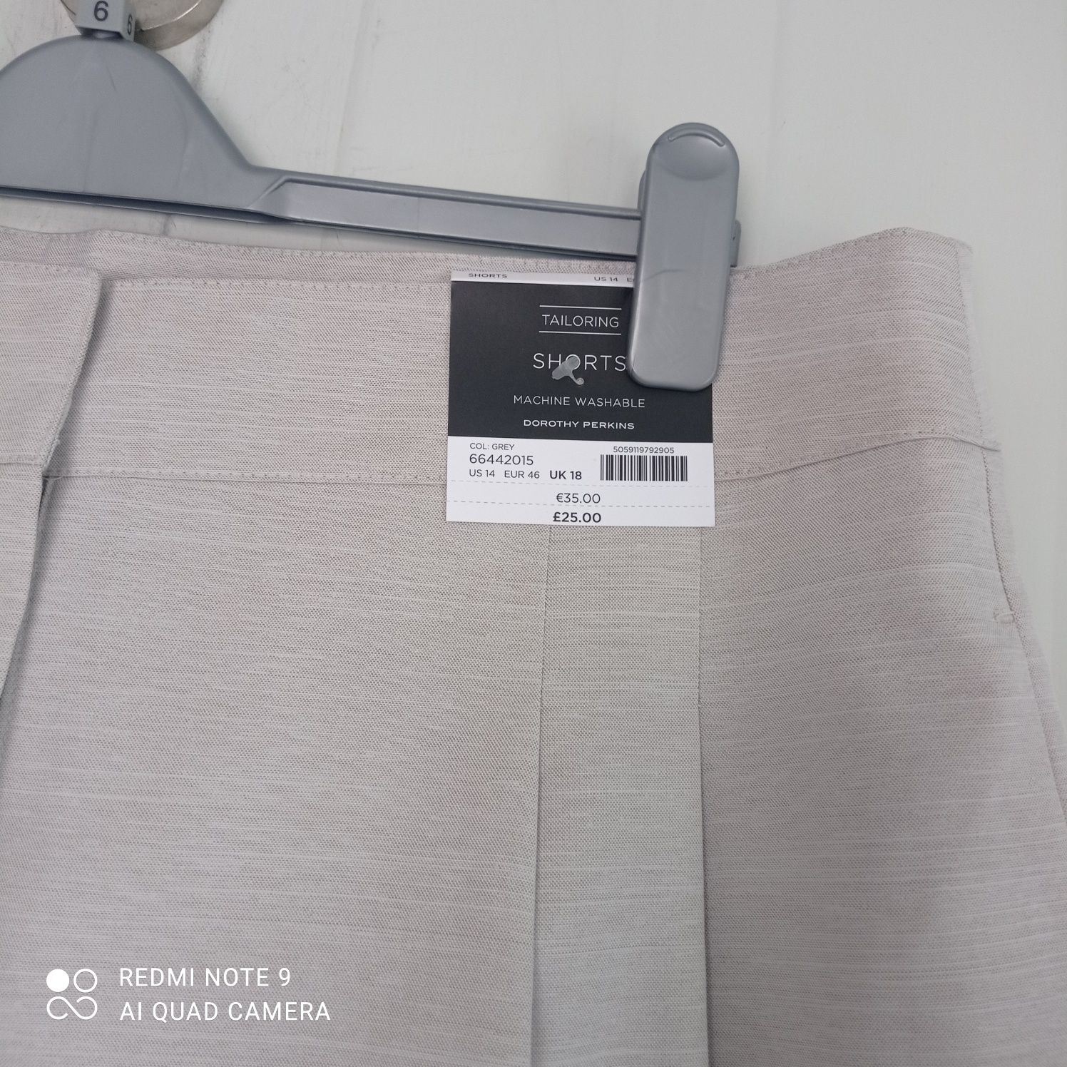 Spodenki NOWE Dorothy Perkins 46 XXl wysoki stan kieszenie