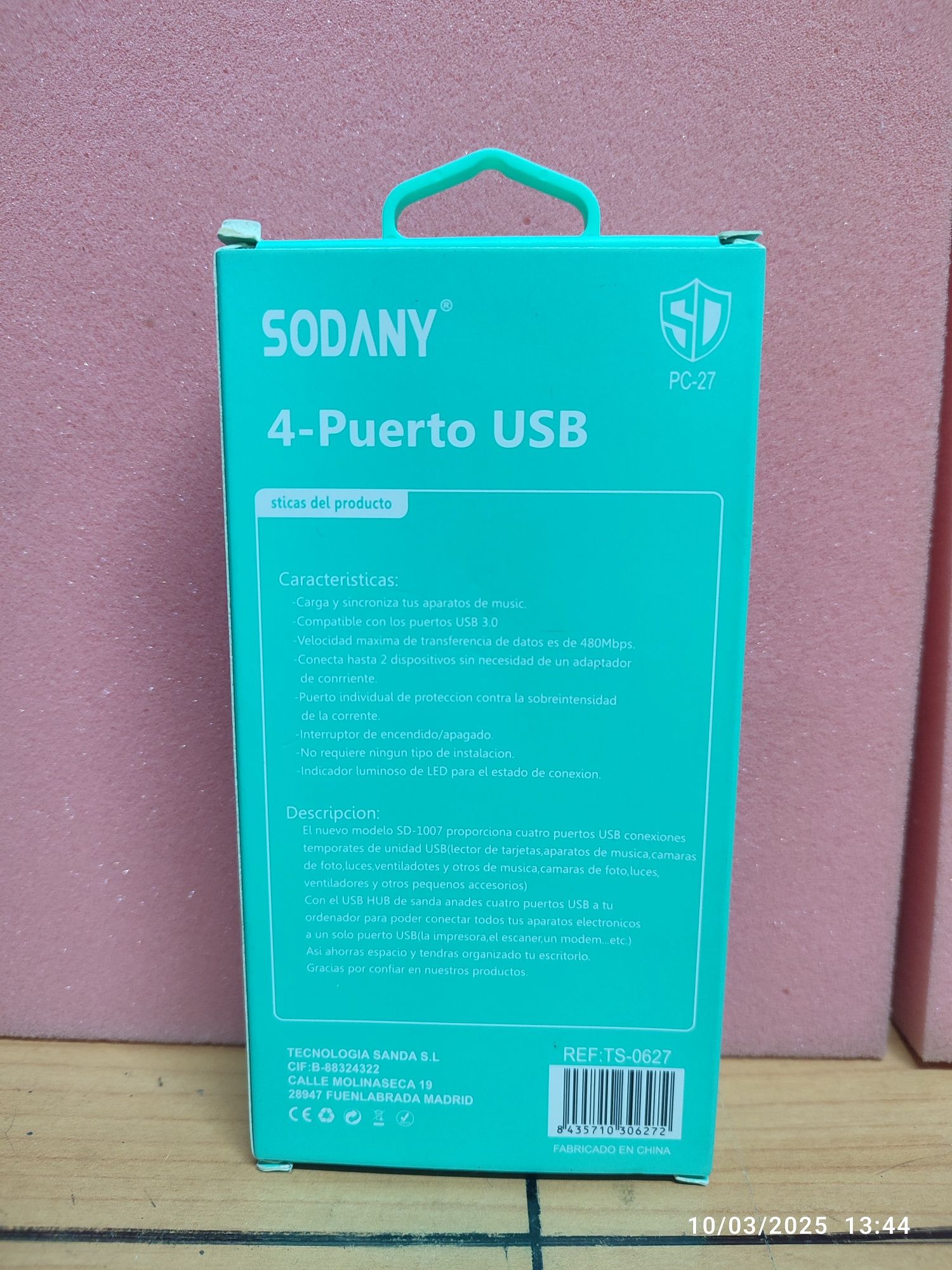 HUB 4 portas USB - novo
