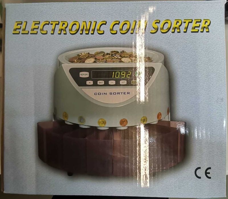 Contador de Moedas Euro