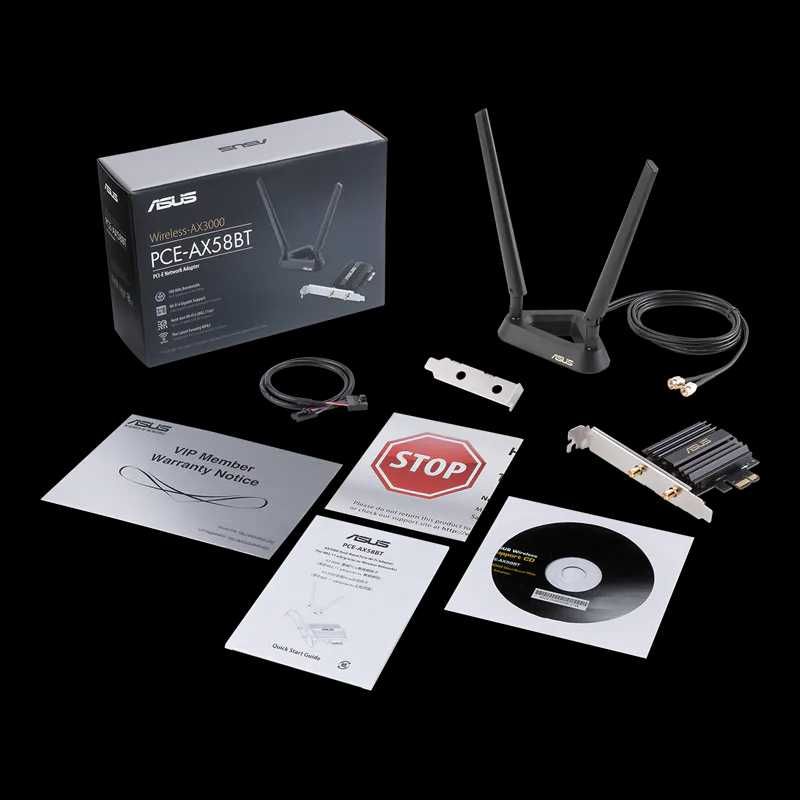 Wi-Fi/Bluetooth адаптер Asus PCE-AX58BT