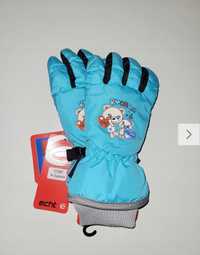 ECHT Rękawiczki Narciarskie Zimowe Dziecięce 4-5 lat
