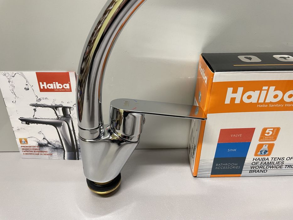 Змішувач на мийку кран на кухню Haiba Alex