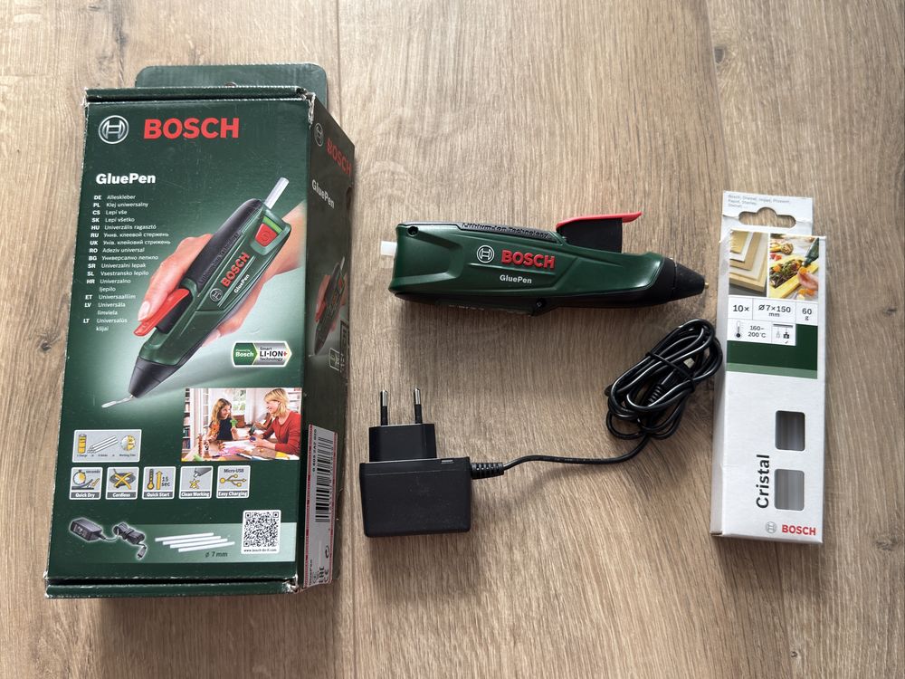 Akumulatorowy pistolet do kleju BOSCH GLUEPEN