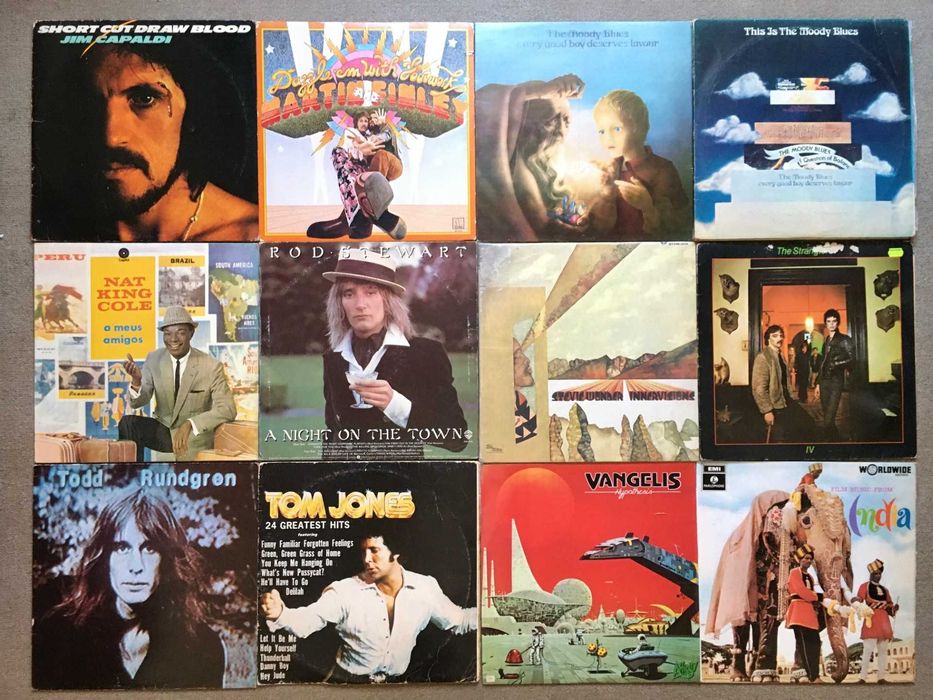 Discos vinil LP álbuns - anos 60 70